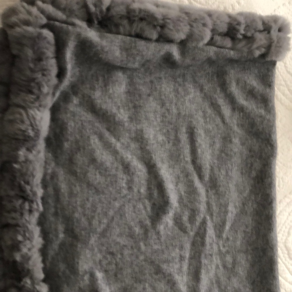 Wrap with Rabbit Fur